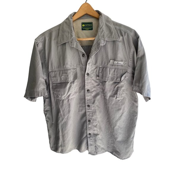 G.H Bass Other - G. H Bass & Co Explorer Gray Men Short Sleeves Shirt Sz XL
